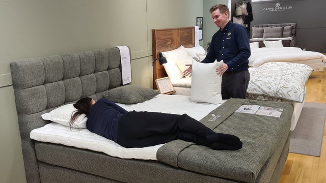 Sängprovning hos Care of Beds Västerås