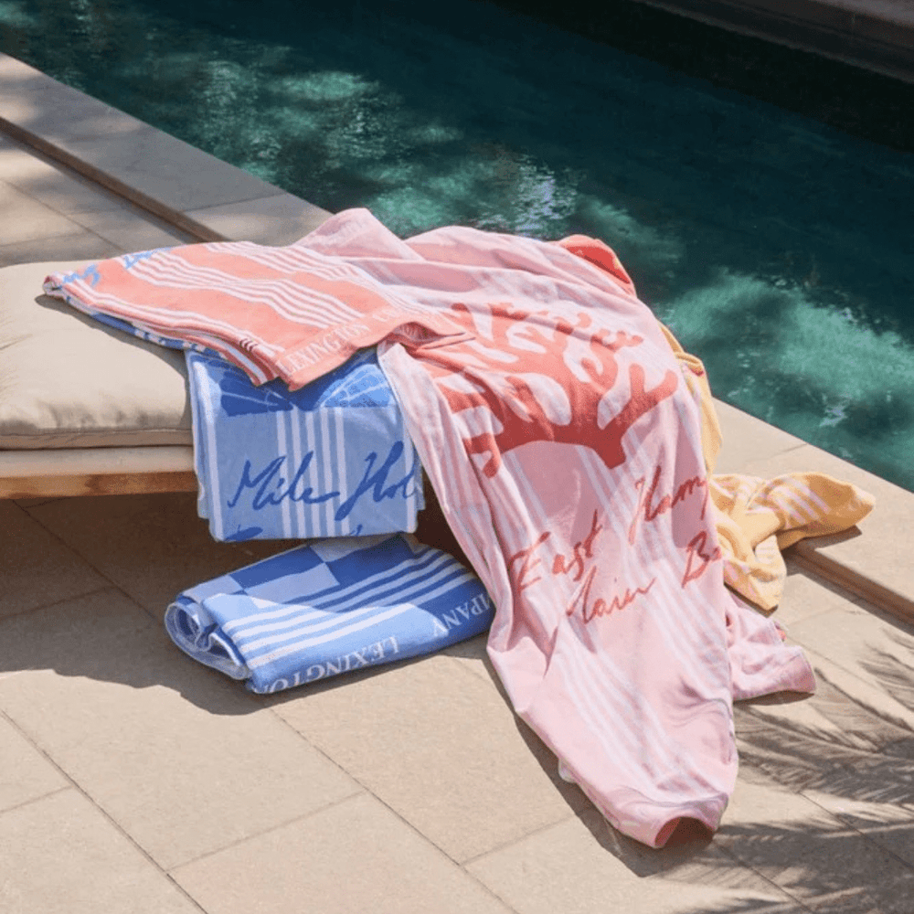 Lexington Long Island Beaches Cotton Strandhandduk Care of Beds