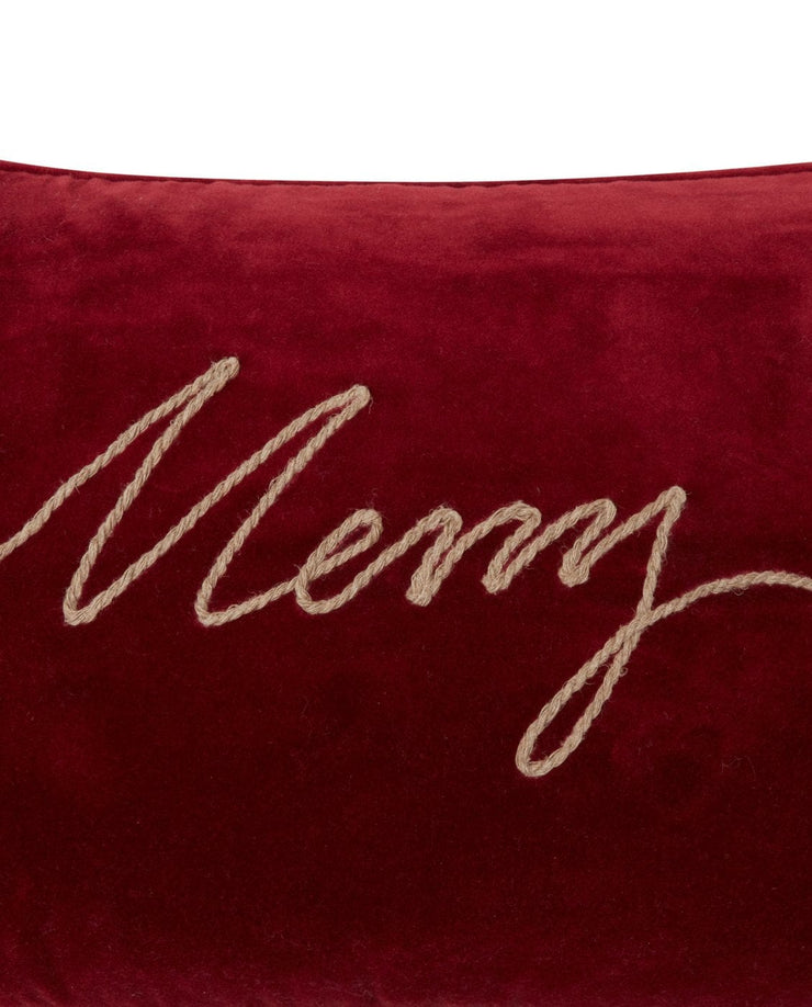 Lexington Merry Organic Cotton Velvet Prydnadskudde