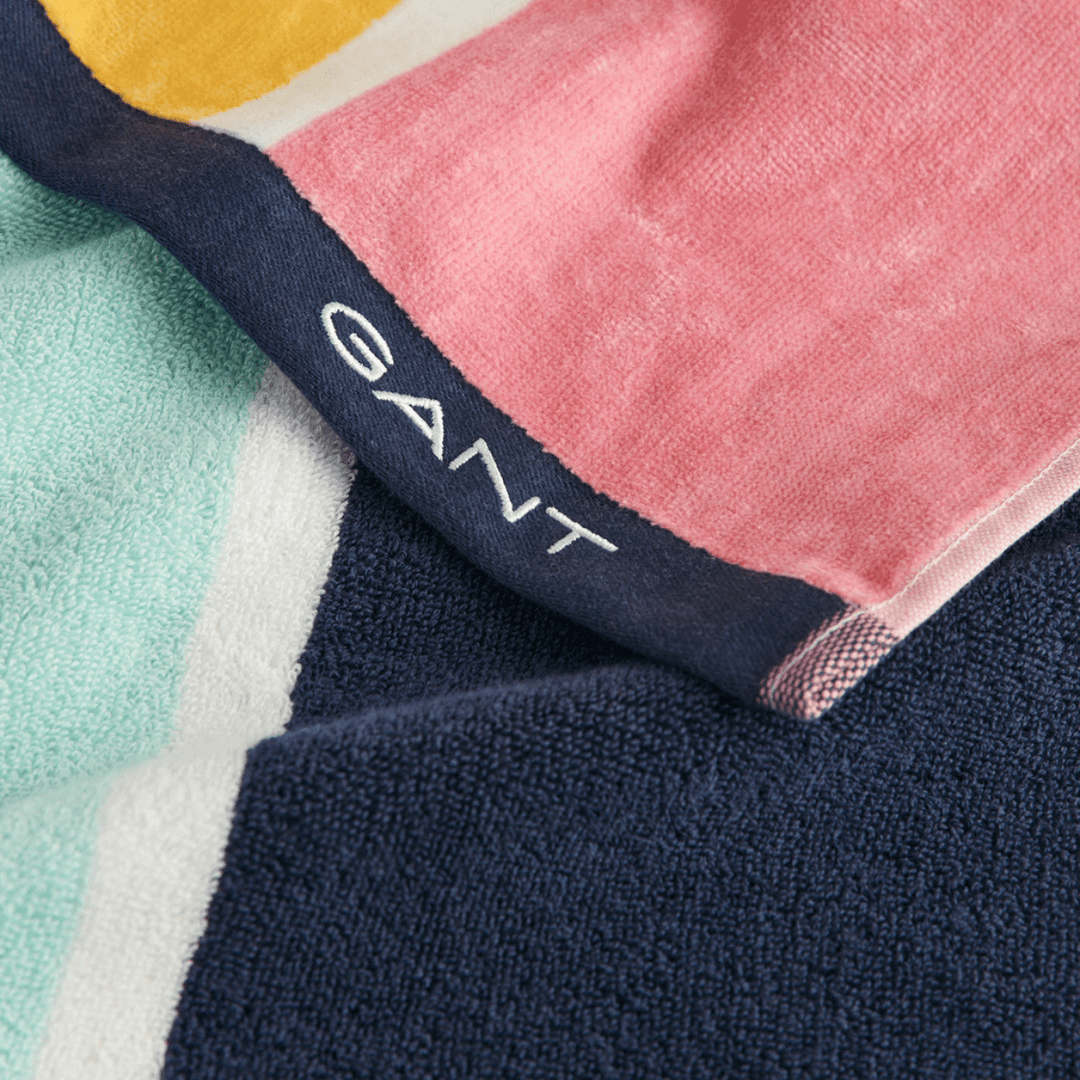 GANT Multi Stripe Strandhandduk Care of Beds