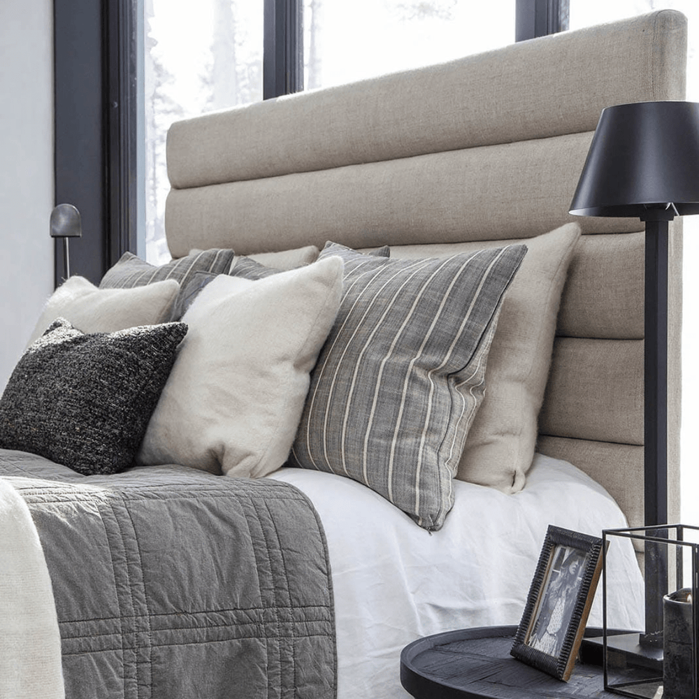 Artwood Lisbon Sänggavel Linen sand Care of Beds