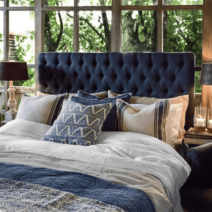 Artwood London Sänggavel Linen Indigo  | Sänggavel | Care of Beds