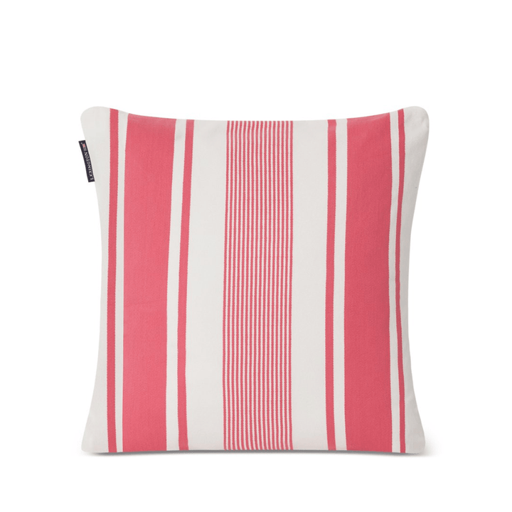 Lexington Striped Logo Printed Organic Cotton Kuddfodral Care of Beds