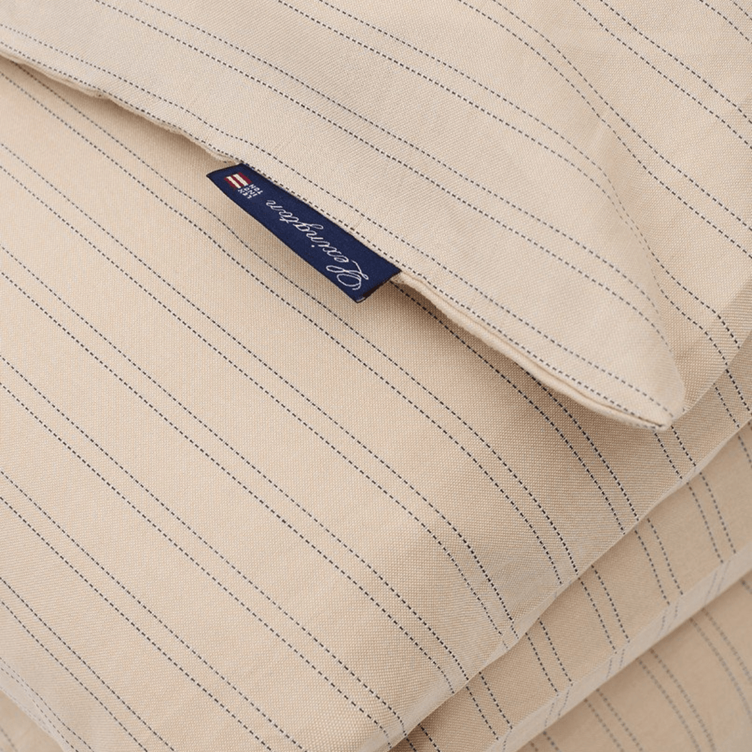 Lexington Striped Lyocell/Cotton Påslakan Care of Beds