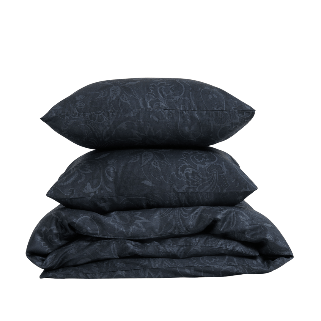 Arkipelag Pattern Påslakanset Navy Care of Beds
