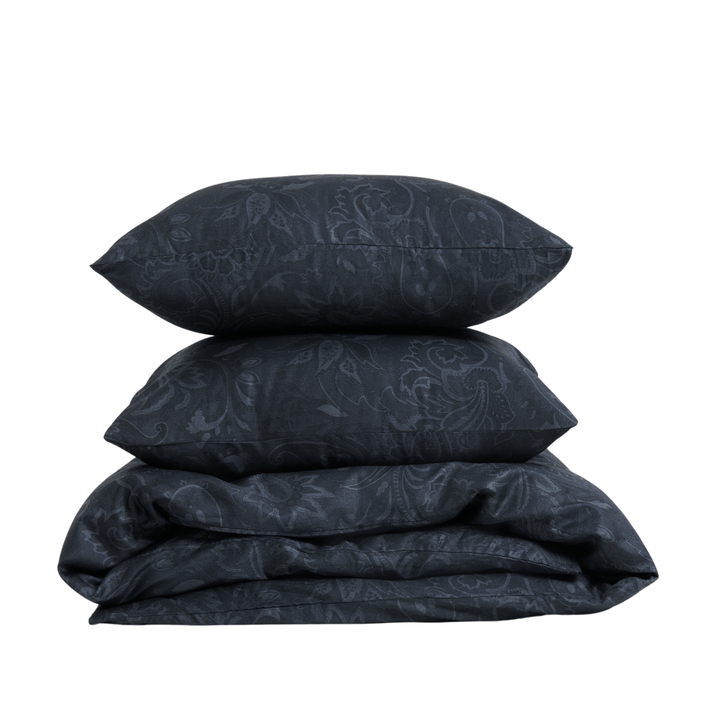 Arkipelag Pattern Påslakanset Navy Care of Beds