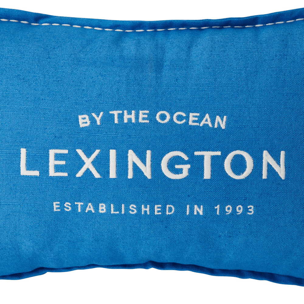 Lexington Logo Embroidered Linen/Cotton | Prydnadskudde | Care of Beds