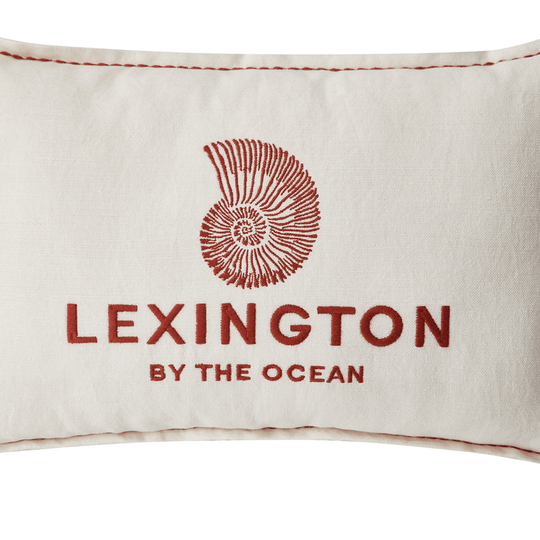 Lexington Logo Embroidered  Linen/Cotton 30x50 Kudde Care of Beds