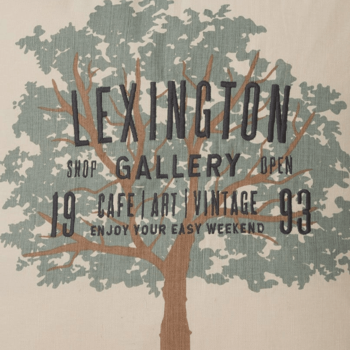 Lexington Tree Logo Linen/Cotton | Prydnadskudde| Care of Beds