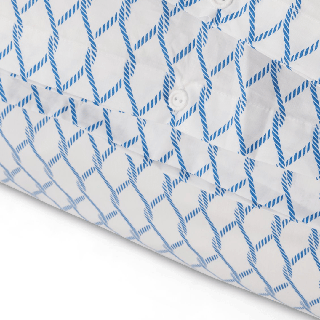 Lexington Rope Printed Cotton Poplin Påslakanset Care of Beds