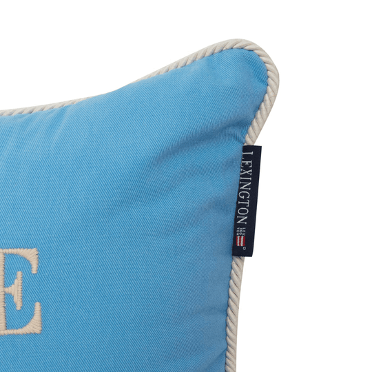 Lexington Seaside Small Organic Cotton Twill Prydnadskudde - Outlet Care of Beds