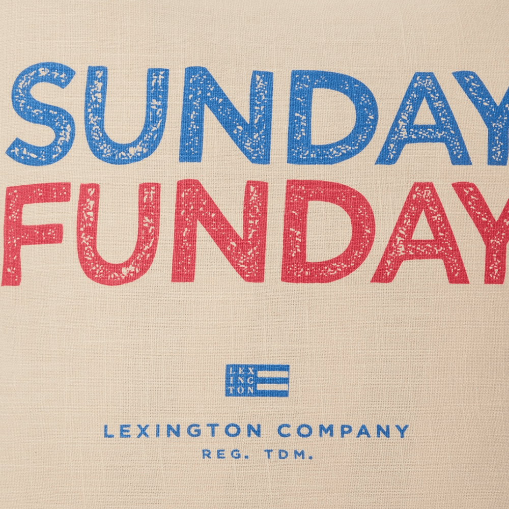 Lexington Sunday Funday Printed Cotton Canvas Kuddfodral Care of Beds