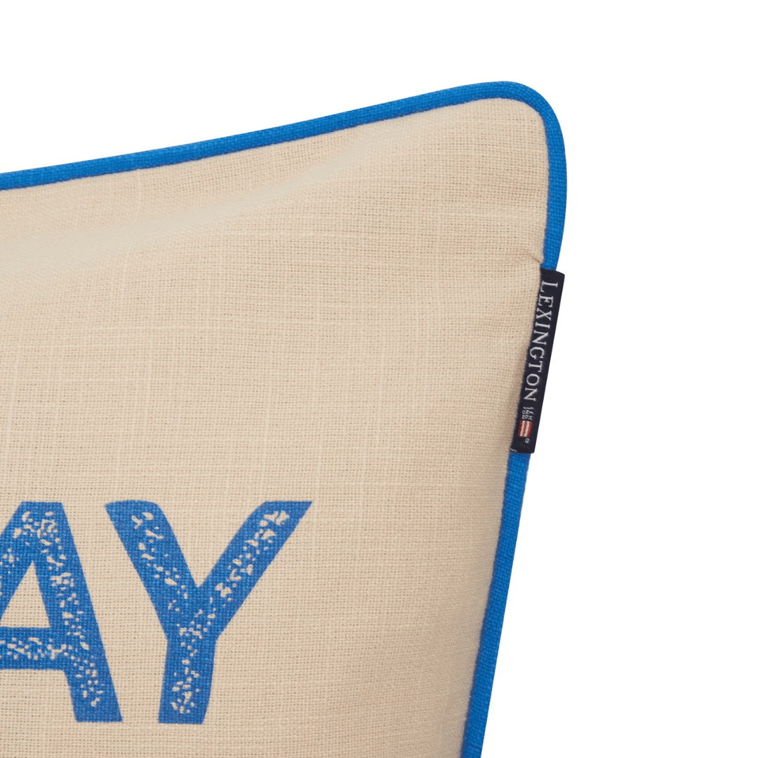 Lexington Sunday Funday Printed Cotton Canvas Kuddfodral Care of Beds