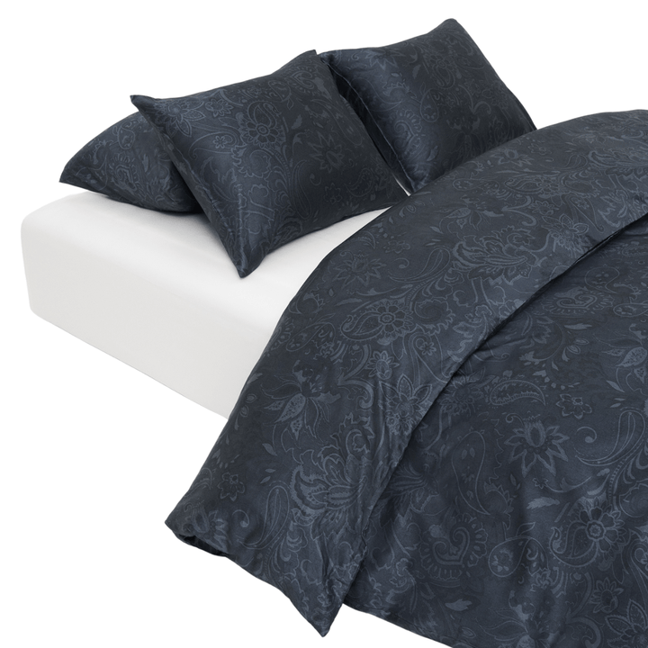 Arkipelag Pattern Påslakanset Navy Care of Beds