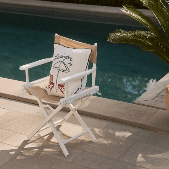 Lexington Beach Life Organic Cotton Canvas Kuddfodral Care of Beds