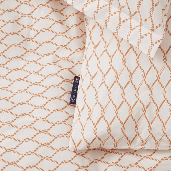 Lexington Rope Printed Cotton Poplin Påslakanset Care of Beds