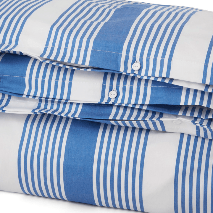 Lexington Striped Cotton Sateen Påslakanset Care of Beds