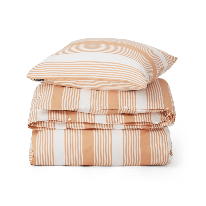 Lexington Striped Cotton Sateen Påslakanset Care of Beds