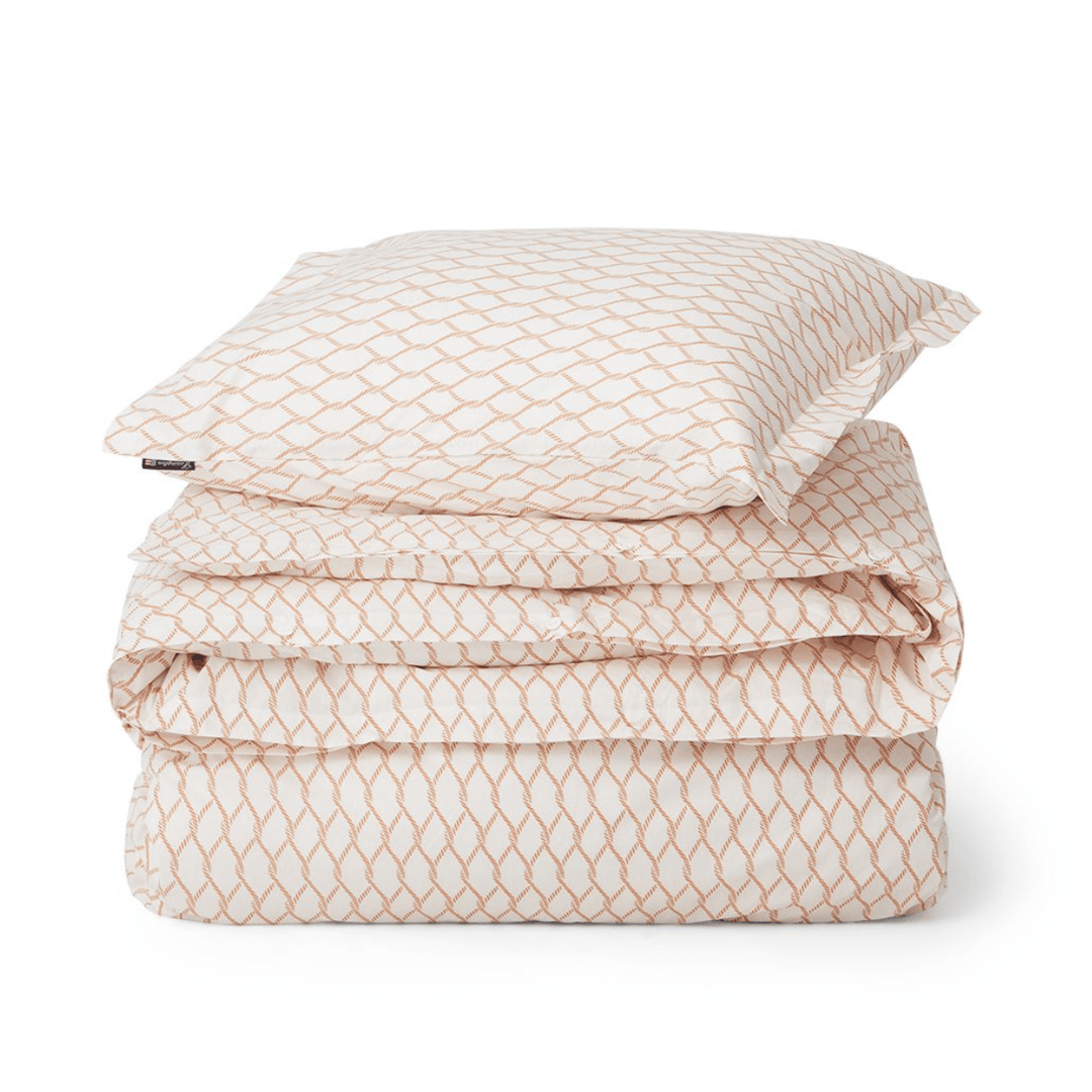 Lexington Rope Printed Cotton Poplin Påslakanset Care of Beds