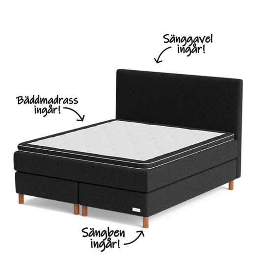 Carpe Diem Beds Sandö Kontinentalsäng ALL-INCLUSIVE Care of Beds