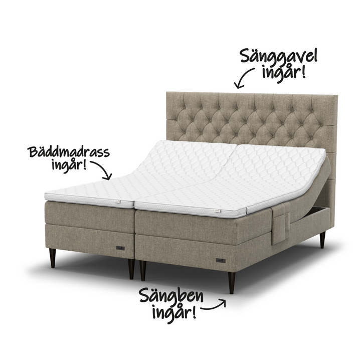 Ekens Elegans Ställbar Säng ALL-INCLUSIVE Care of Beds