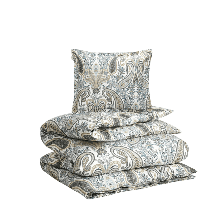 GANT Key West Paisley Påslakanset - Dark Putty