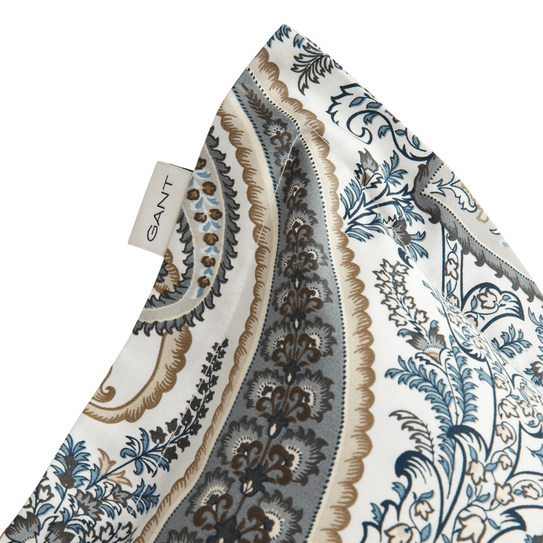 GANT Key West Paisley Påslakanset - Dark Putty