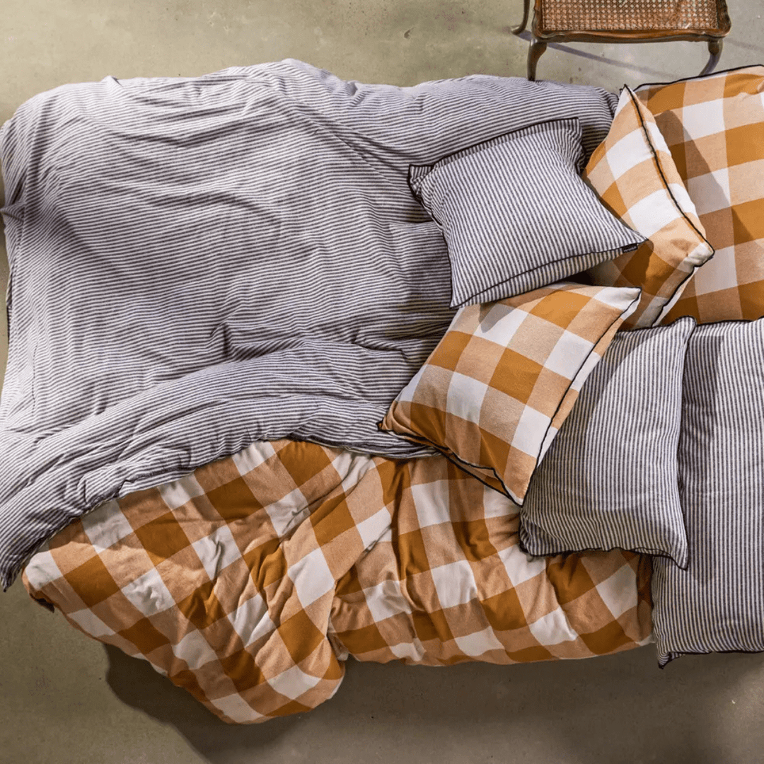 Gripsholm Randigt Flanell Örngott Care of Beds