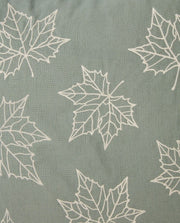Lexington Leaves Embroidered Linen/Cotton Prydnadskudde