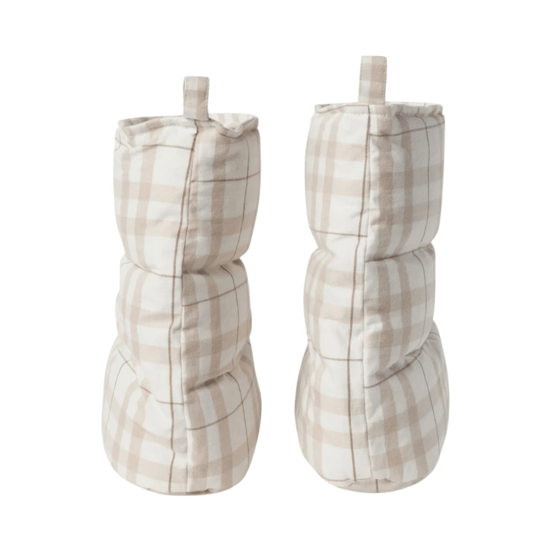 Lexington Charlie Re-Down Dunsockor Beige/Vit