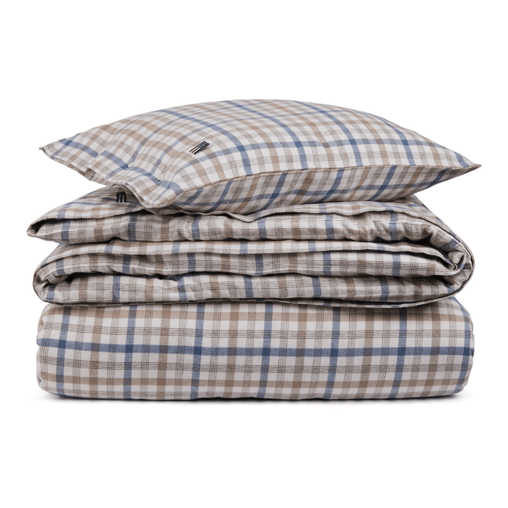 Lexington Checked Cotton Flannel Påslakanset Care of Beds