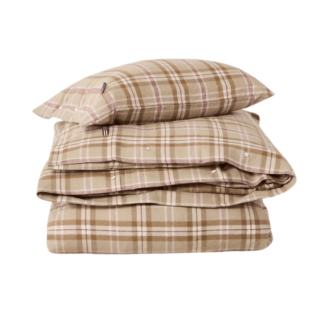 Lexington Checked Cotton Påslakanset Care of Beds