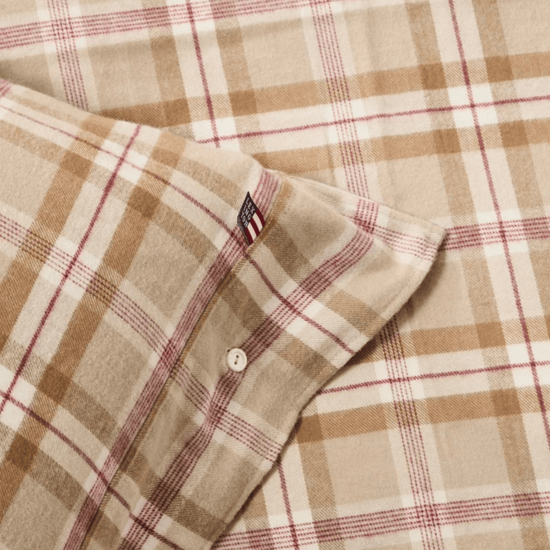 Lexington Checked Cotton Påslakanset Care of Beds