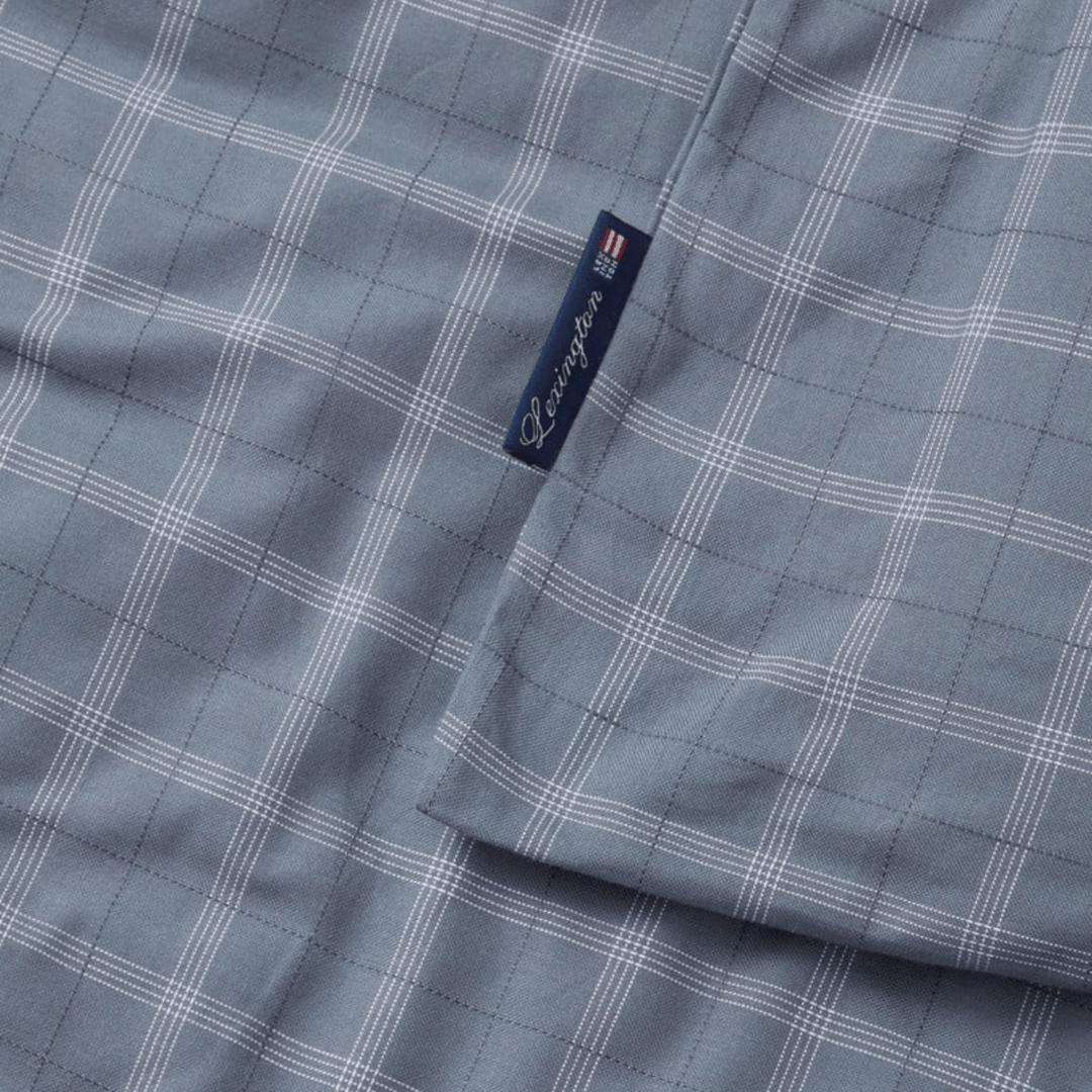 Lexington Checked Lyocell/Cotton Pin Point| Påslakanset | Care of Beds