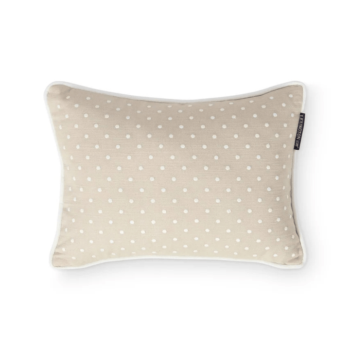 Lexington Dotted Linen/Cotton Prydnadskudde Care of Beds