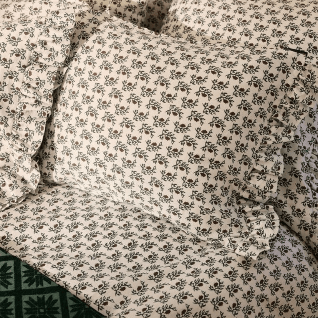 Lexington Flower Printed Cotton Sateen | Påslakanset | Care of Beds