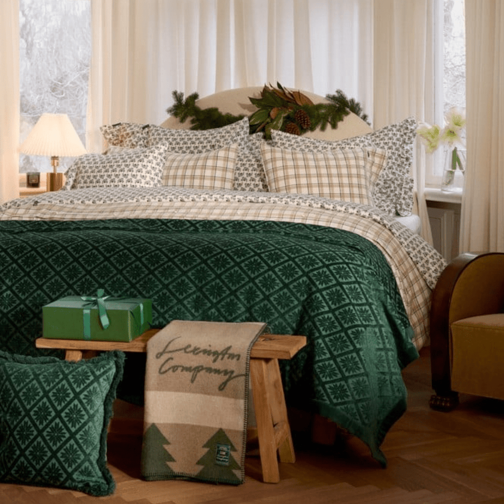 Lexington Flower Printed Cotton Sateen | Påslakanset | Care of Beds