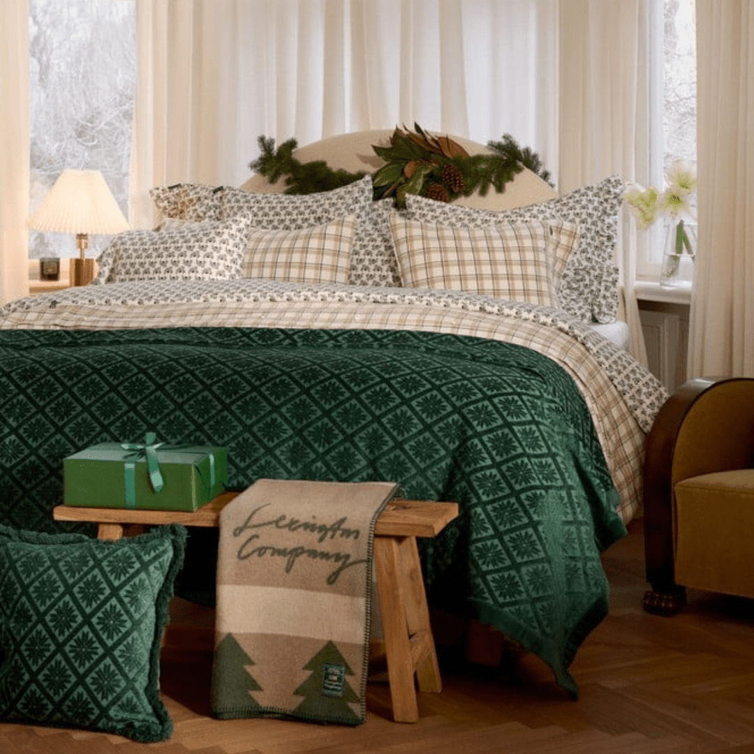 Lexington Flower Printed Cotton Sateen | Påslakanset | Care of Beds
