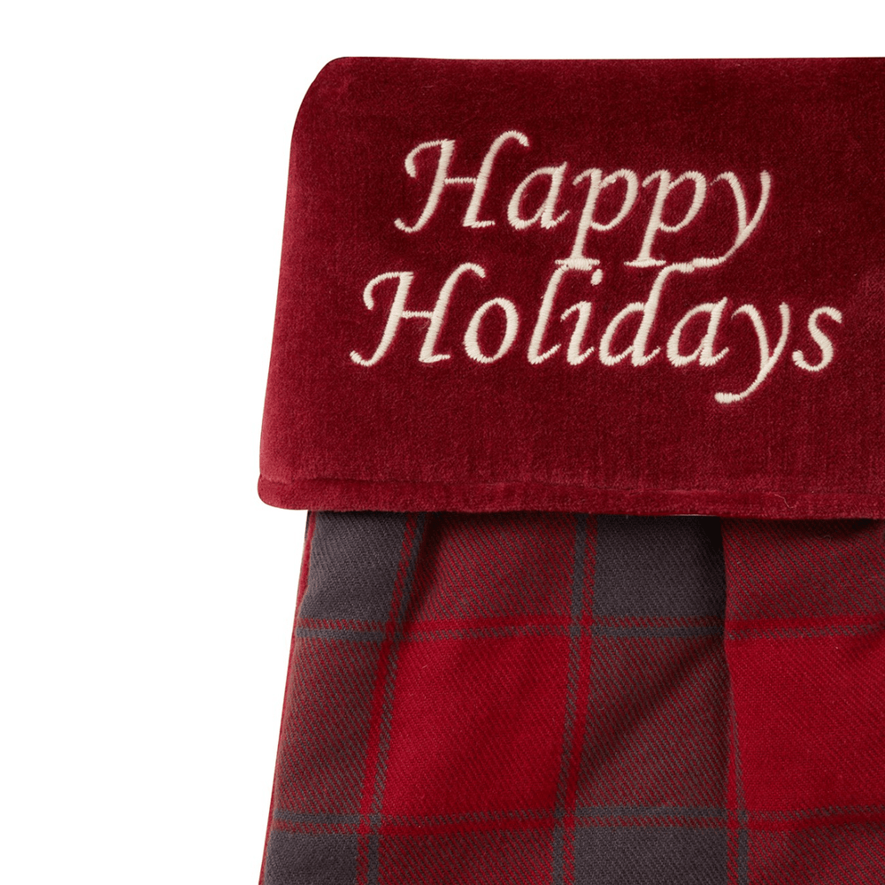 Lexington Happy Holidays Cotton Flannel  | Julstrumpa | Care of Beds
