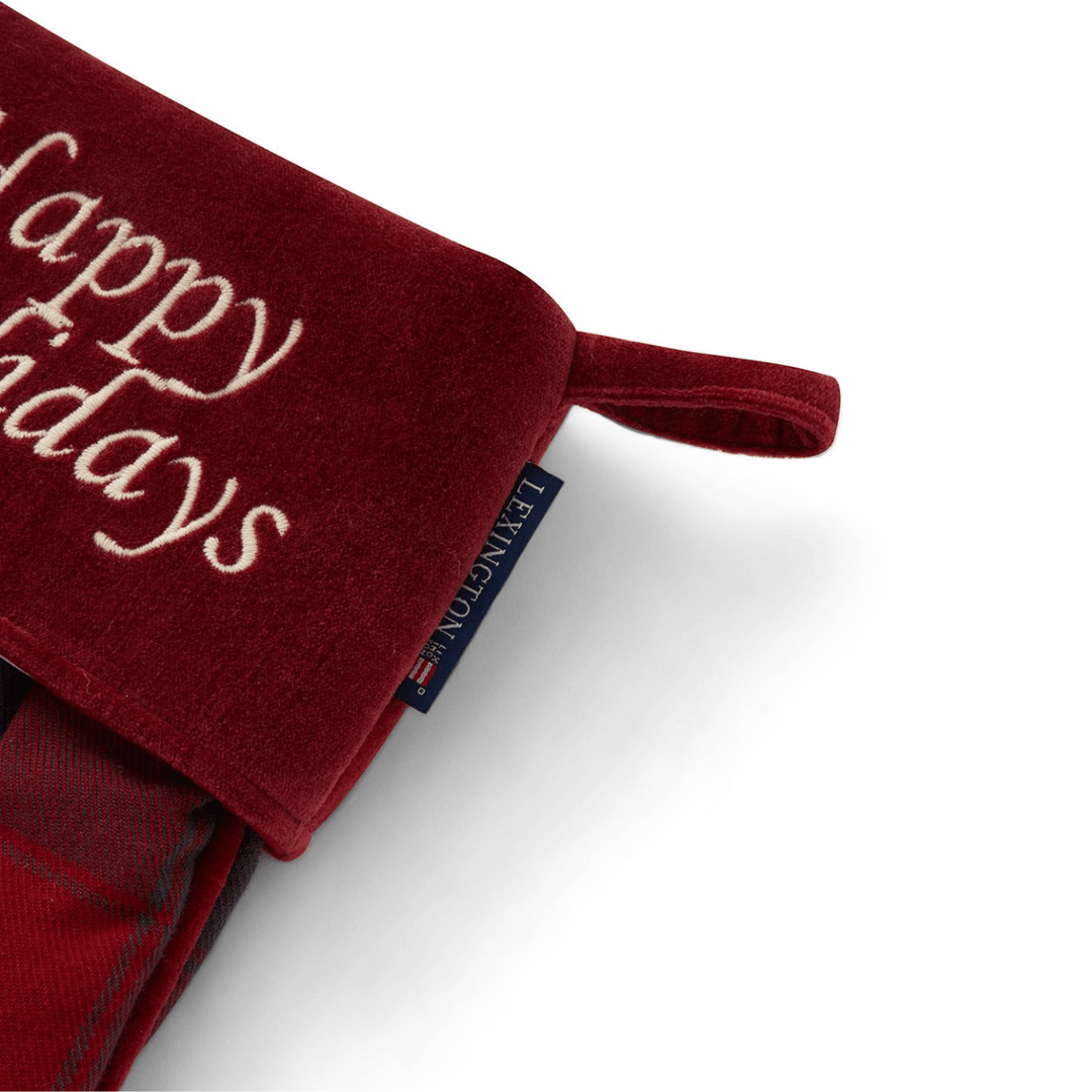 Lexington Happy Holidays Cotton Flannel  | Julstrumpa | Care of Beds