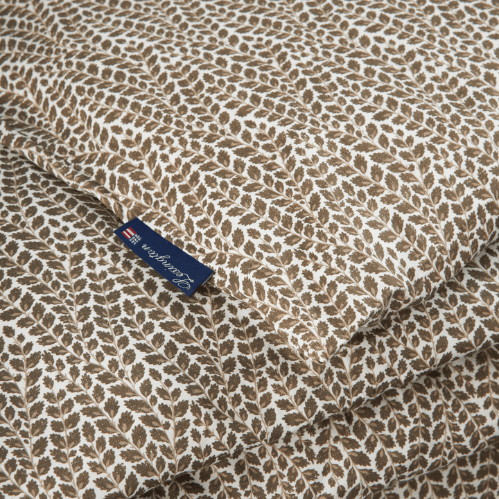 Lexington Leaf Vines Printed Cotton Sateen Påslakanset Care of Beds