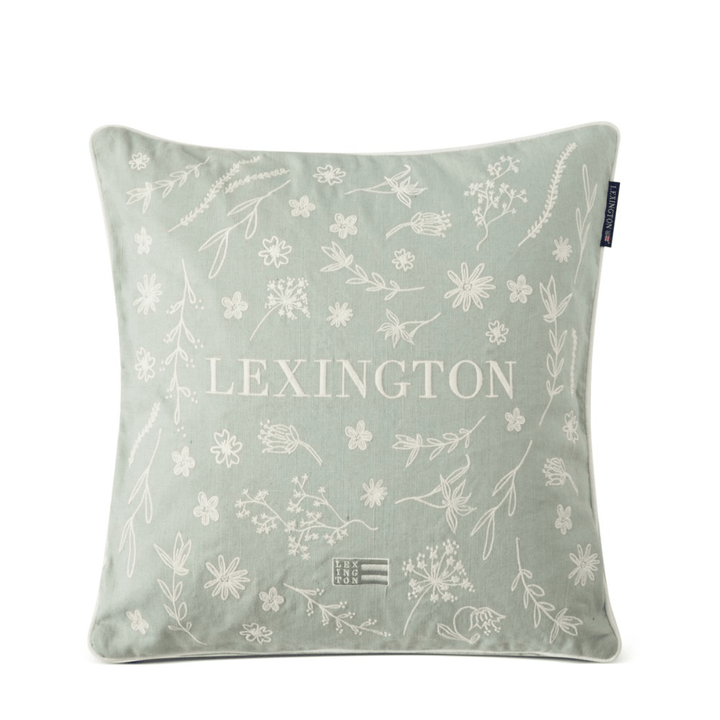 Lexington Logo Flower Embroidered | Prydnadskudde | Care of Beds