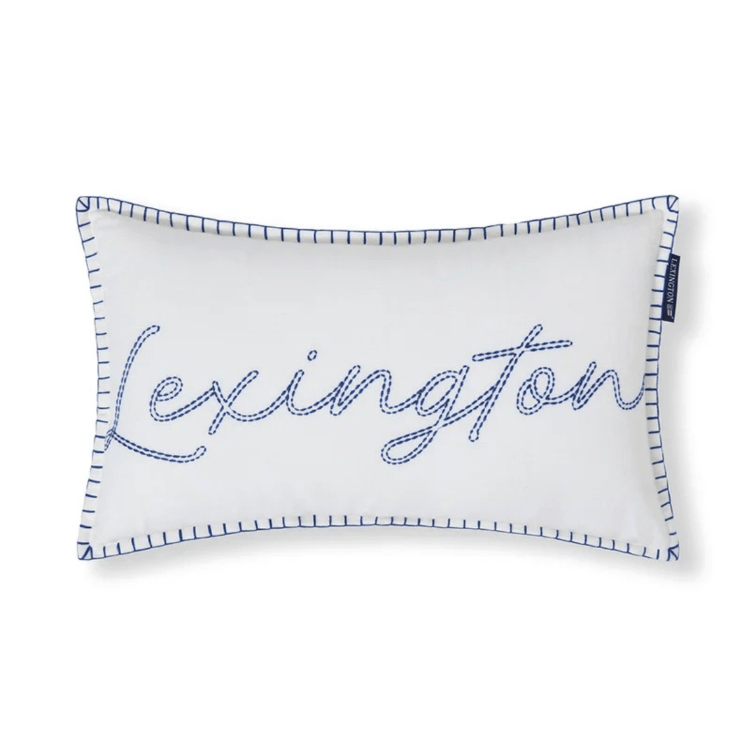 Lexington Logo Linen/Cotton Prydnadskudde Care of Beds