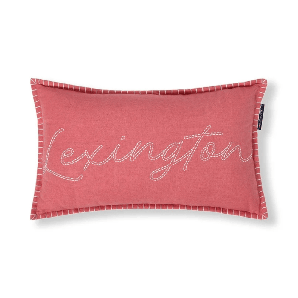 Lexington Logo Linen/Cotton Prydnadskudde Care of Beds