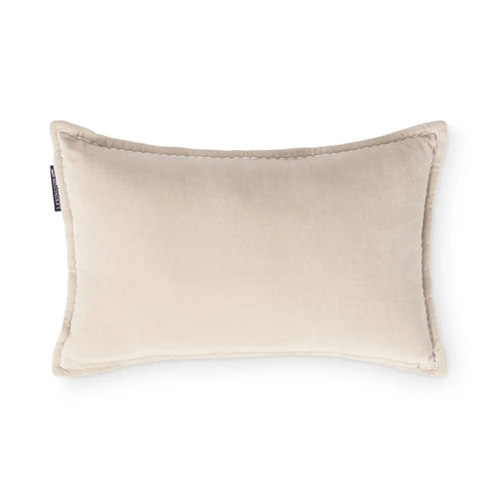 Lexington Logo Organic Cotton Velvet Prydnadskudde Care of Beds