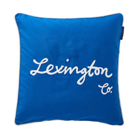 Lexington Logo Organic cotton Twill Kuddfodral Care of Beds