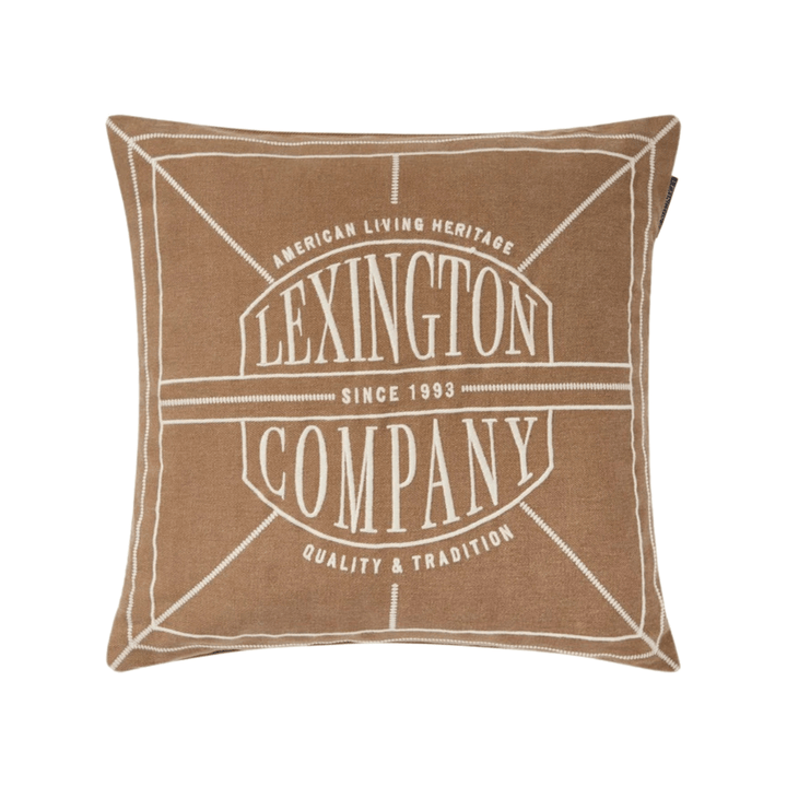 Lexington Logo Washed Organic Cotton Kuddfodral Care of Beds