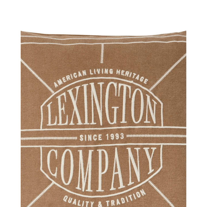 Lexington Logo Washed Organic Cotton Kuddfodral Care of Beds