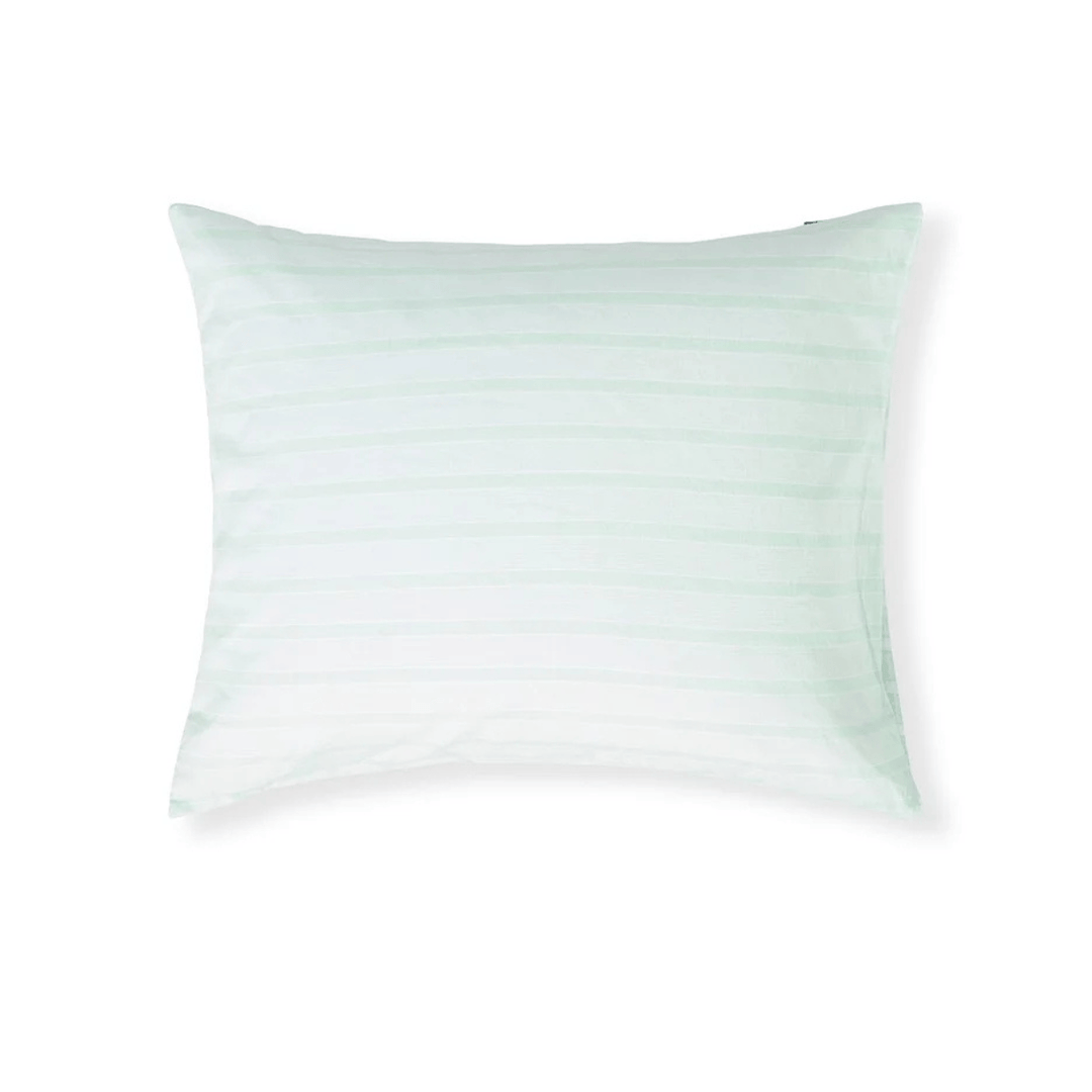 Lexington Striped Cotton Percale Påslakanset Care of Beds