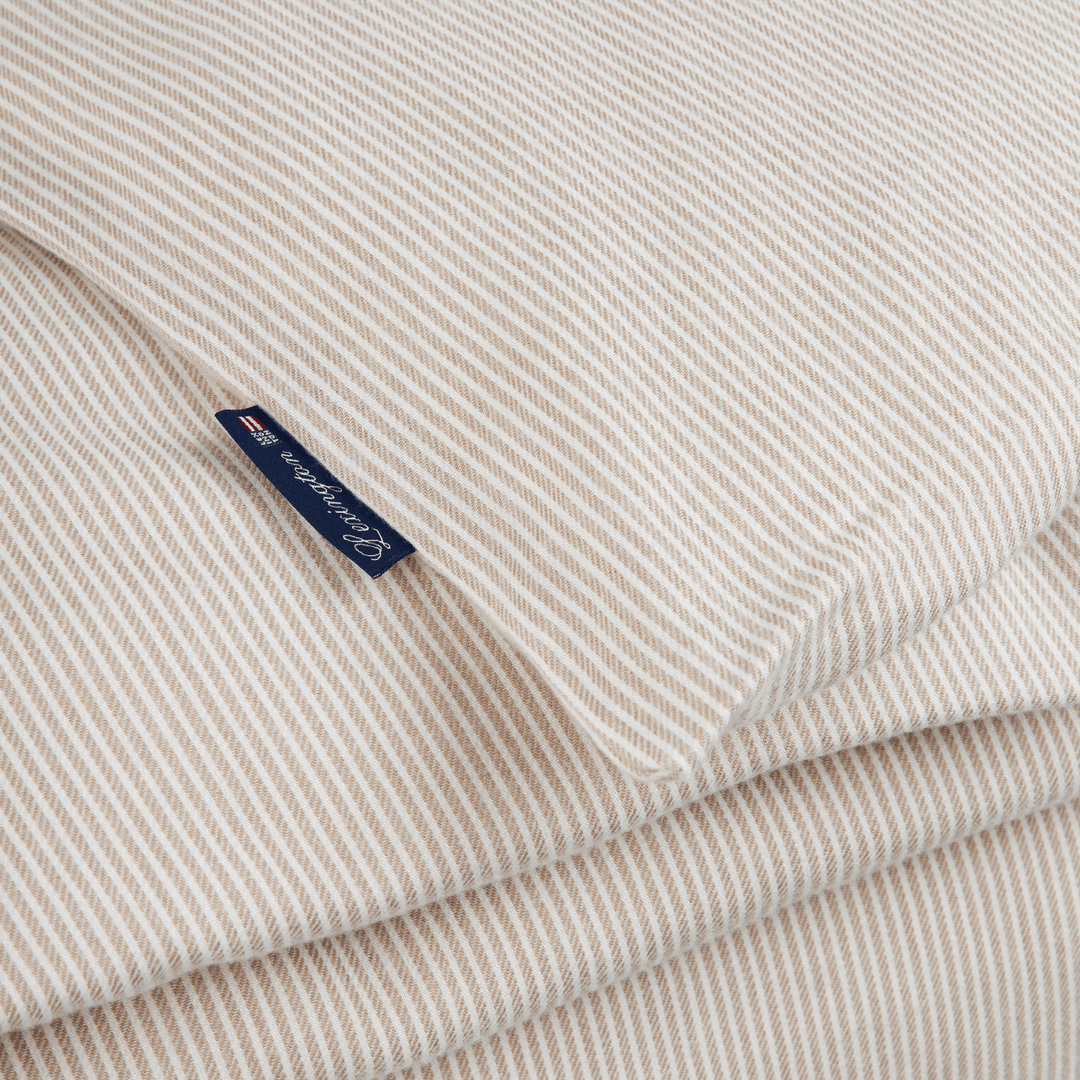 Lexington Striped Lyocell Flannel Påslakanset Care of Beds